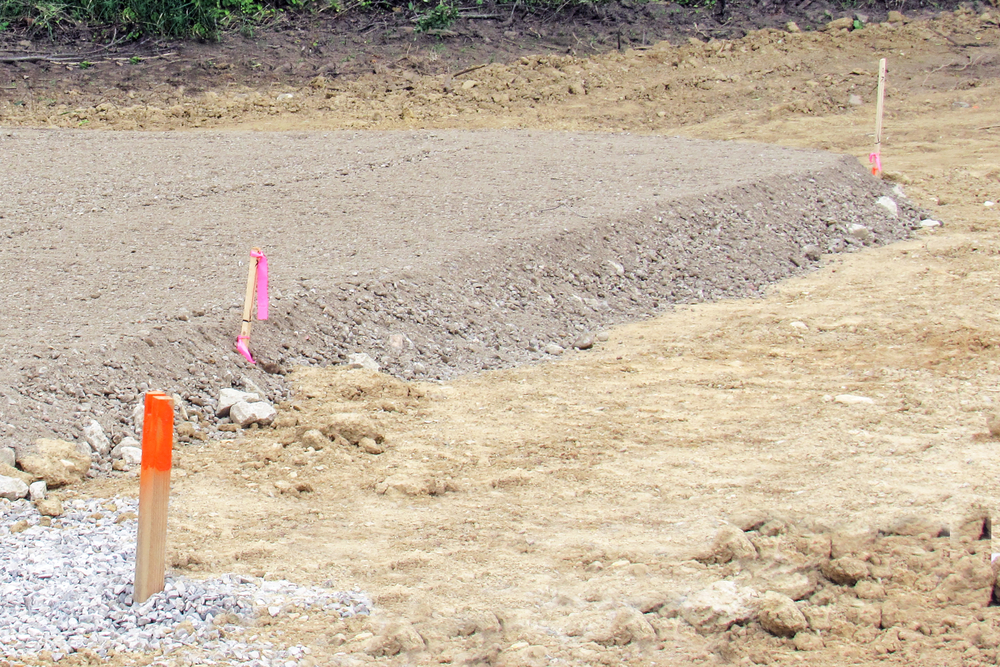 Prepared,limestone,parking,lot,pad,ready,for,asphalt,layer